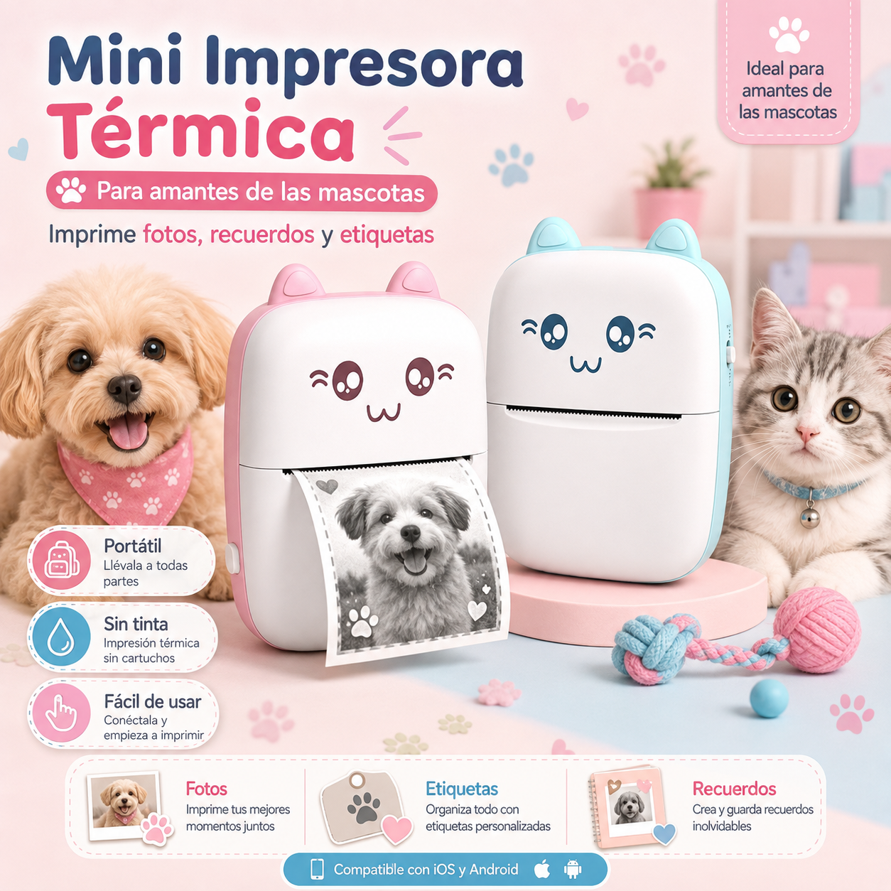 CatPrint Mini – Impresora Térmica Portáti 📱🖨️